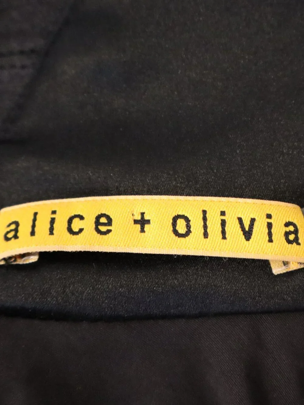 Alice + Olivia Black Leather Bustier Tulle Fit & Flare Dress - Picture 5 of 6